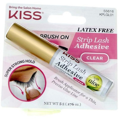 6 Pack KISS Strip Lash Adhesive, 0.17 oz