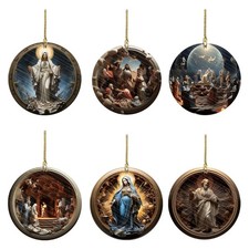 Christmas Tree Hanging Ornament Shatterproof Acrylic Design For Car Interior