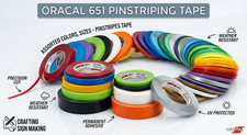 Oracal 651 Vinyl PinStriping Assorted Colors, Sizes - Pinstripes Tape