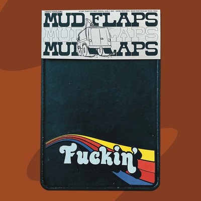 18x12 Fuckin Mud Flaps HEVY BigRig Beef Recycled Truck Tires Splash Guard Van