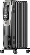 PELONIS Radiator Heater for indoor use Large Room with Remote, Silver