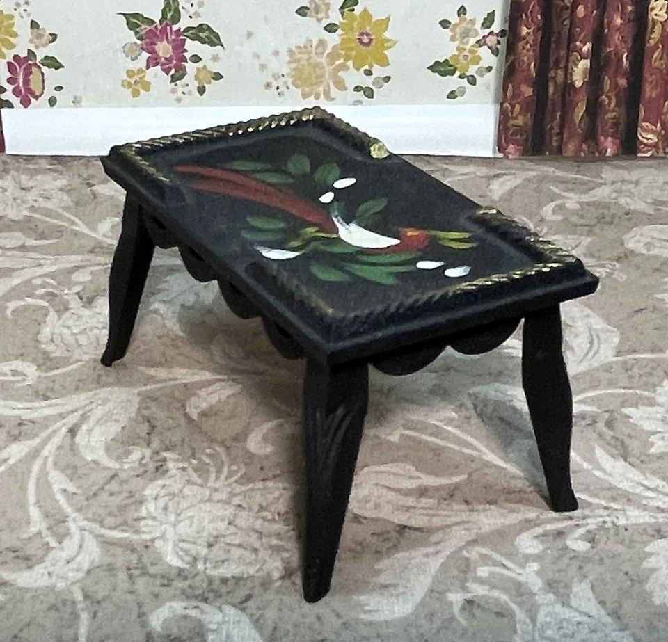 Renwal Pennsylvania Dutch COFFEE TABLE Vintage Dollhouse Furniture Ideal 1:16 - Image 3 of 4