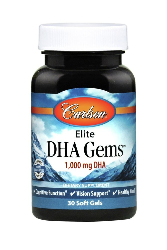 Carlson Laboratories Elite DHA Gems 30 мягких капсул 4990₽