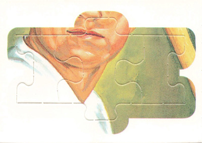 1990 Donruss Diamond Kings Puzzle #31-33 Carl Yastrzemski Segment Baseball