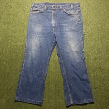 VINTAGE Levi s 517 Orange Tab Jeans 40x32