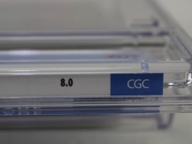 Nintendo NES Holy Grail NTSC Stadium Events Authentic CGC 8.0 Cartridge OBO