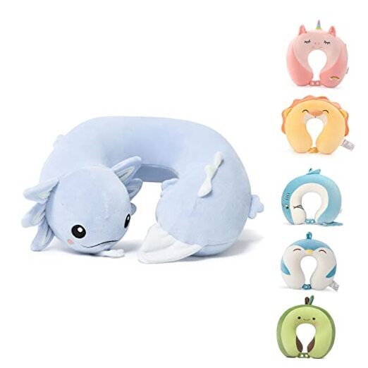 Neck Pillow for Traveling, Pure Memory Foam Travel Neck Support Pillows for