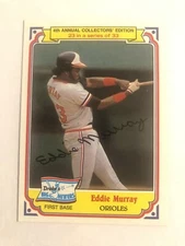 Eddie Murray 1984 Topps Drake's Big Hitters #23 Orioles HOF