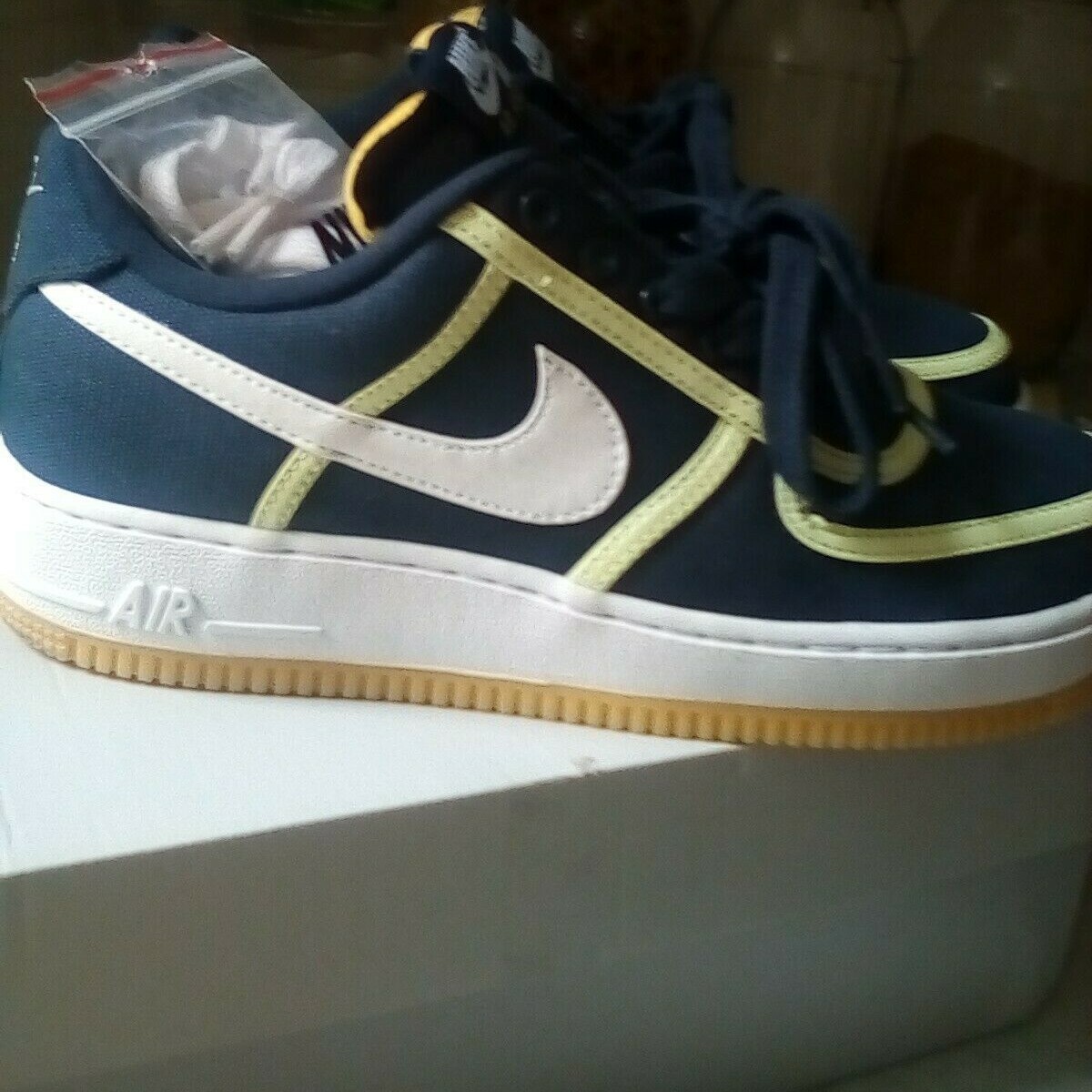 Nike Air Force 1 Prm Size 6 EU 39 (Denim Fabric/Reflective Lines/Gum  Bottom) | eBay