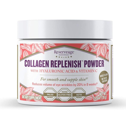 Reserveage Nutrition, Collagen Replenish Powder, Unflavored - All Sizes 30 60 90 - Bild 21 von 34