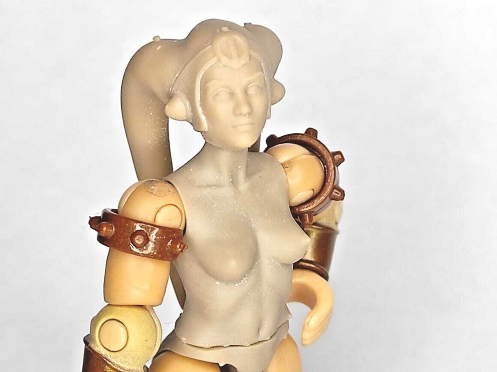 Mega construx  female torso motu custom masters of the universe