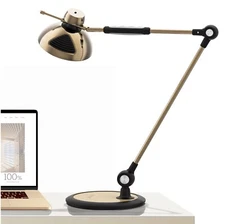 OTUS LED Desk Lamp Gesture Control - Brass/Gold 10W for Home Office