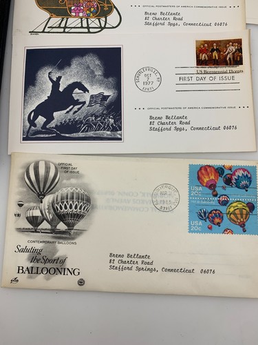 Postmasters of America Stamp Covers, 40 in binder and loose Very good conditio - Picture 10 of 20