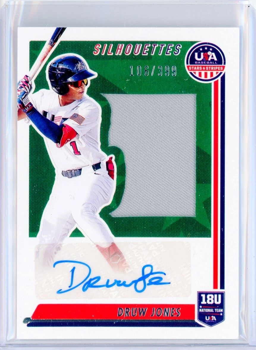 2021 2022 Panini USA Stars & Stripes DRUW JONES Jersey AUTO RC Rookie 106/399