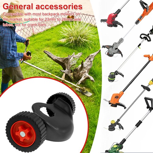 Weed Trimmer Support Wheel Adjustable Lawn Mower Auxiliary Wheels -(C - Picture 3 of 14