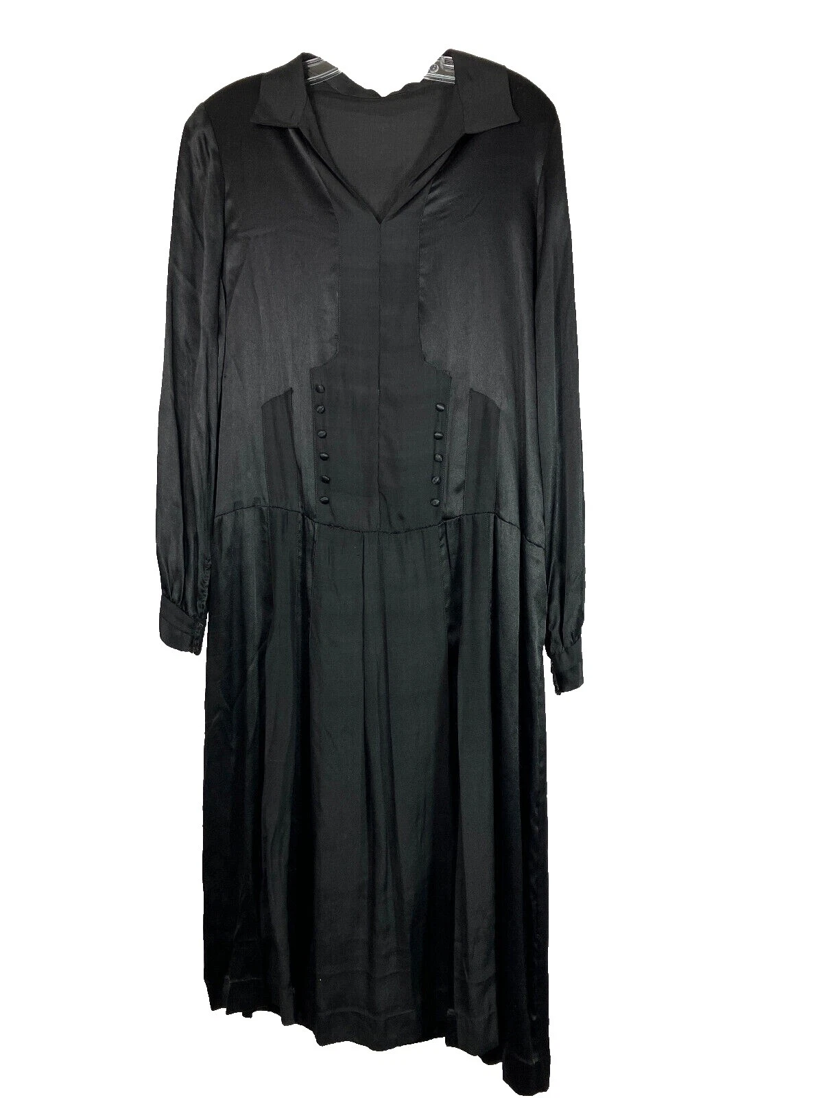 Vestidos Vintage De Satén Aleta para Mujeres