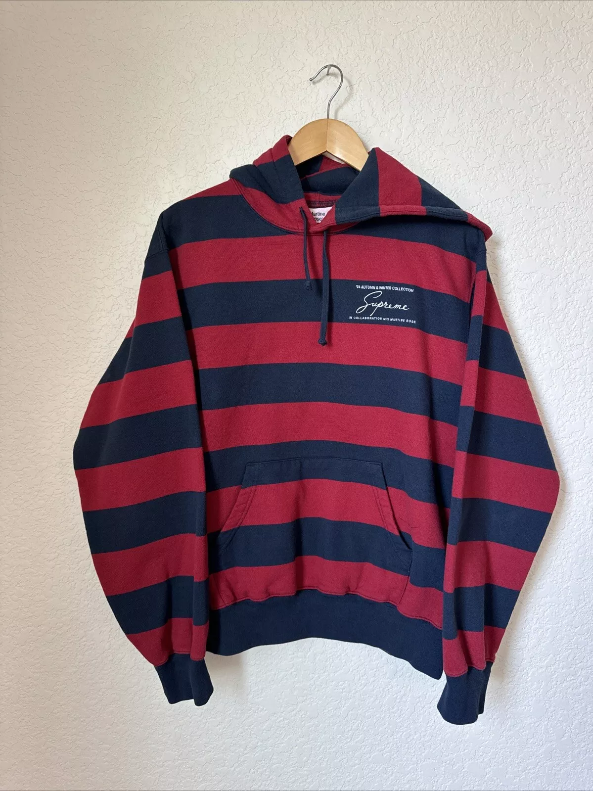 Sweat à capuche homme Supreme Martine Rose petite collaboration RARE Fw24 Drop
