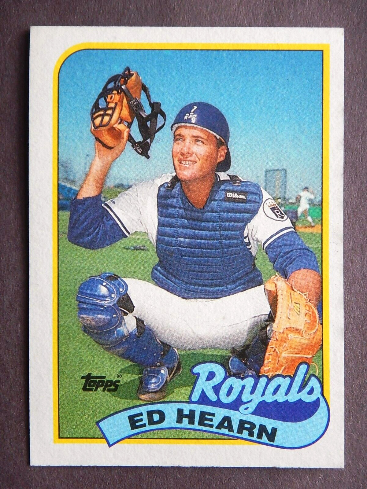 Ed Hearn #348 Topps 1989 Baseball Card (Kansas City Royals)*