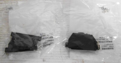 Harting 09670370442 Black Two Piece D-Sub Hood (2)