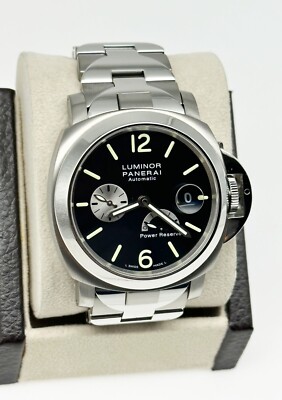 Panerai Luminor PAM00171 44mm Titanium Power Reserve Automatic Black Dial