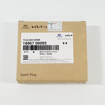 Genuine 1886709095 Spark Plug 2.0L Engin 4Pcs For Hyundai