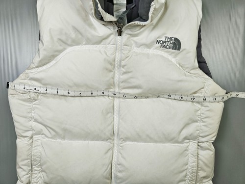 *HOT Women's THE NORTH FACE @ NUPTSE 700 QUILTED DOWN PUFFER WHITE VEST Jacket S - Picture 15 of 17