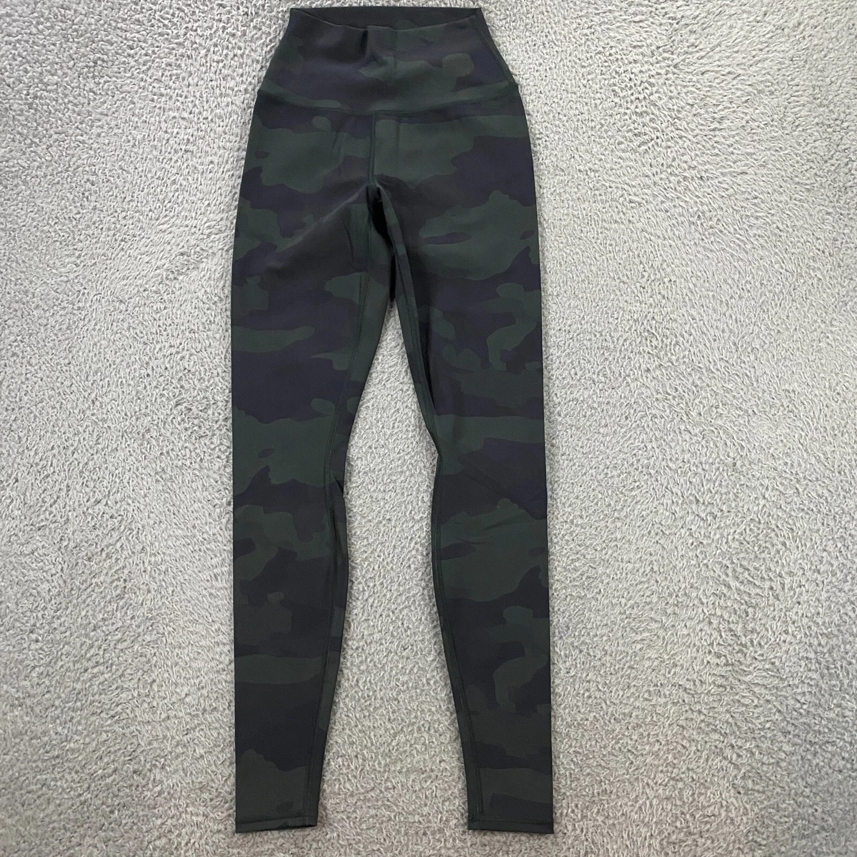 NEW ALO Yoga Camouflage High Waist Vapor Legging - Black Camo - Large