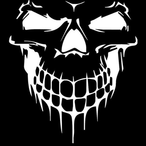 Skull Hood Decal Large 22" Graphic Sticker for Truck Jeep Car Trailer Boat Vinyl - Picture 19 of 24