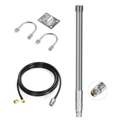 Buy Nelawya Outdoor LoRa Gateway 5.8dBi 868MHz Antenna Omni Directional Fiberglass N Type Male Lo Rawan Antenna For Rak Nebra Bobcat Sensecap Helium Hotspot Hnt Mining Miner