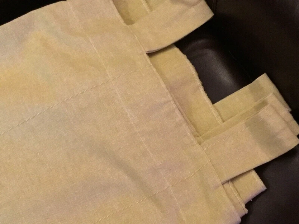 1 Panel IKEA LENDA 55x99 Amarillo Oro Claro Algodón Tabule Cortina-3 Paneles Disponibles Foto 3 de 4