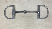 Horze Equestrian Stainless Steel Pinchless Dee D-Ring Horse Bit - 5"