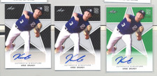 2020 Leaf Perfect Game Auto Three card lot Kade Grundy
