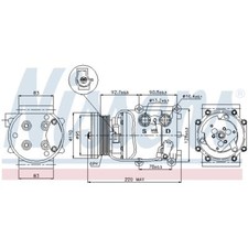 Kompressor Klimaanlage für Ford KA RB_ Focus Turnier DNW DAW DBW Mazda 2 DY