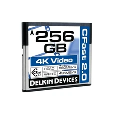 Delkin Devices 256GB Cinema CFast 2.0 Memory Card #DDCFST560256