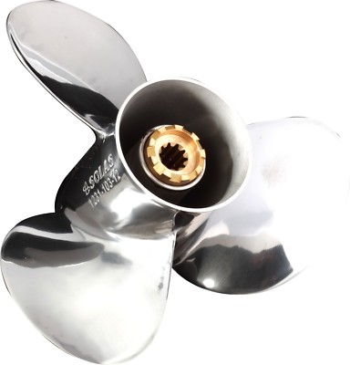SOLAS Propeller Edelstahl 3 Blatt 10 x 14 Zoll für Mercury 9,9 bis 25 PS