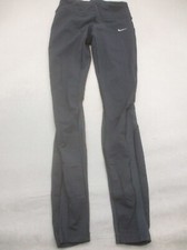 NIKE DRI-FIT Size XS Women Black Stretch Pull On Athletic High Rise Leggings 022