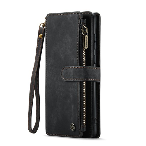 For Samsung Galaxy S24 FE Zipper PU Leather Card Holder Wallet Flip Phone Case - 第 25/48 張圖片