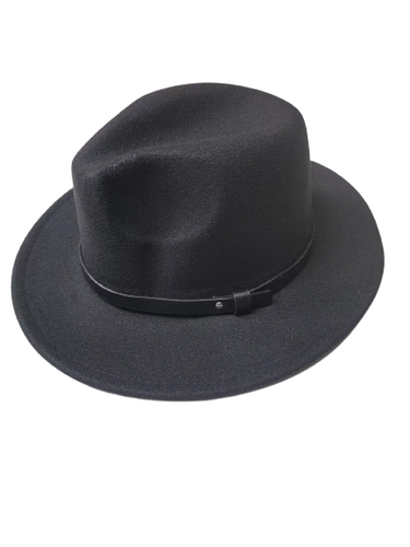 Unisex Fedora Hat 35% Wool Felt Panama Hat - Picture 5 of 21