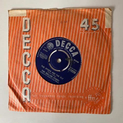 Rolling Stones - (I Can't Get No) Satisfaction UK 1965 Decca 45 VG+ Orig Sleeve - Picture 9 of 9