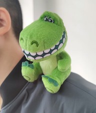 Disney Toy Story REX Plush toy doll Green Dinosaur Shoulder Magnet