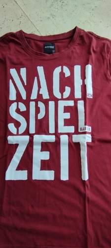 T-Shirt rot Gr. M mit Spruch - Bild 3 von 4