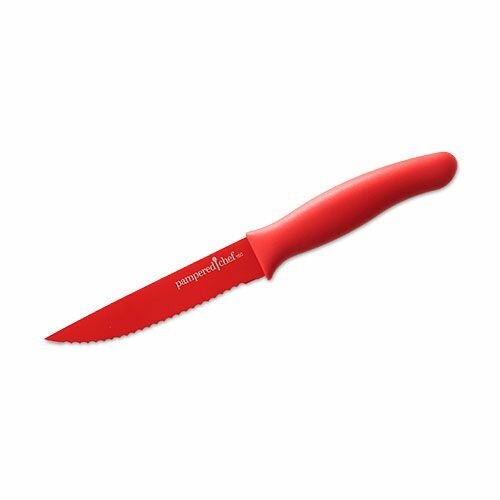 Pampered Chef Color Coated Tomato Knife Red 1509 for sale online eBay