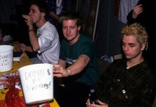 Tre Cool Billie Joe Armstrong of Green Day at Counter Aid Fundrais - Old Photo