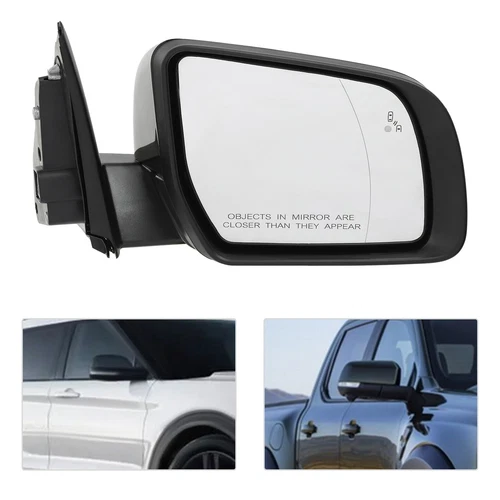 Power Heated Mirror For 2019-2023 Ford Ranger Power Fold w/BSM Passenger Side RH