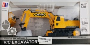 double e remote control excavator