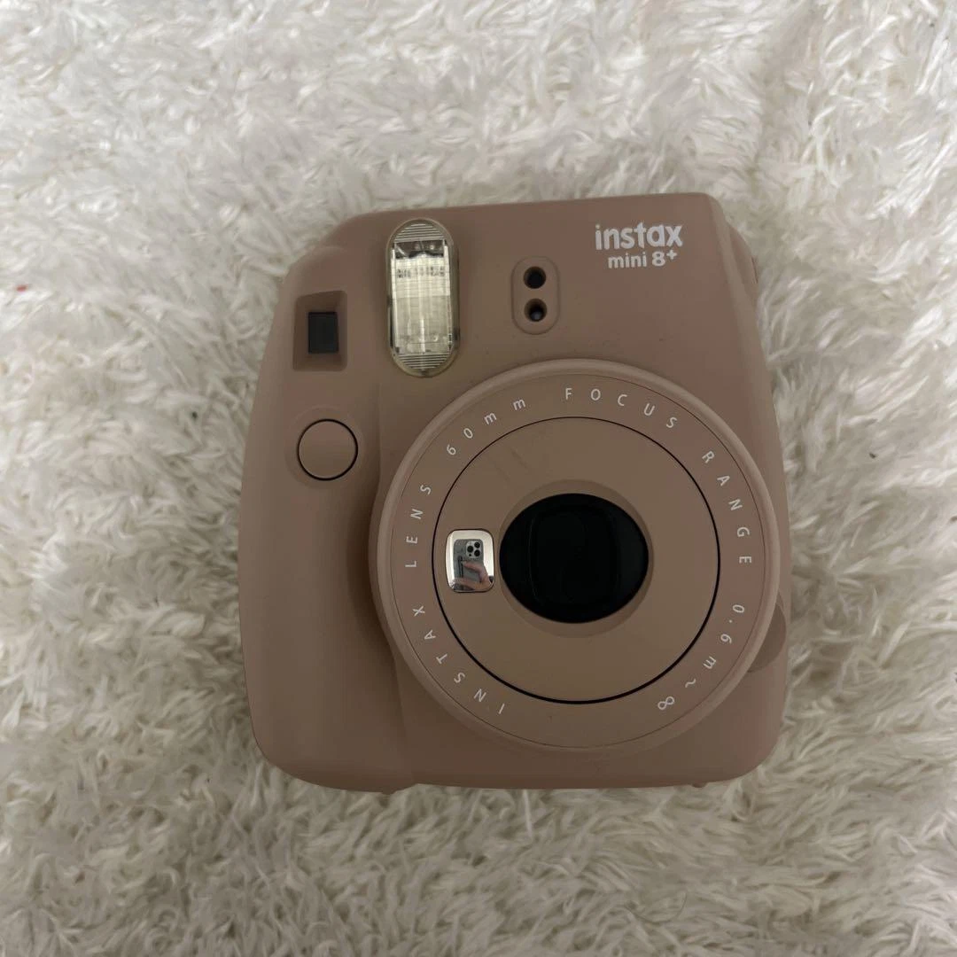FUJIFILM Cheki instax mini 8 Plus COCOA Self Shot Mirror Instant Camera INS  8P