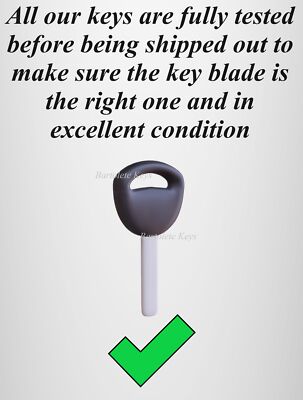 Replacement Key Blank Fits 1991 1992 1993 Kawasaki Ninja 250