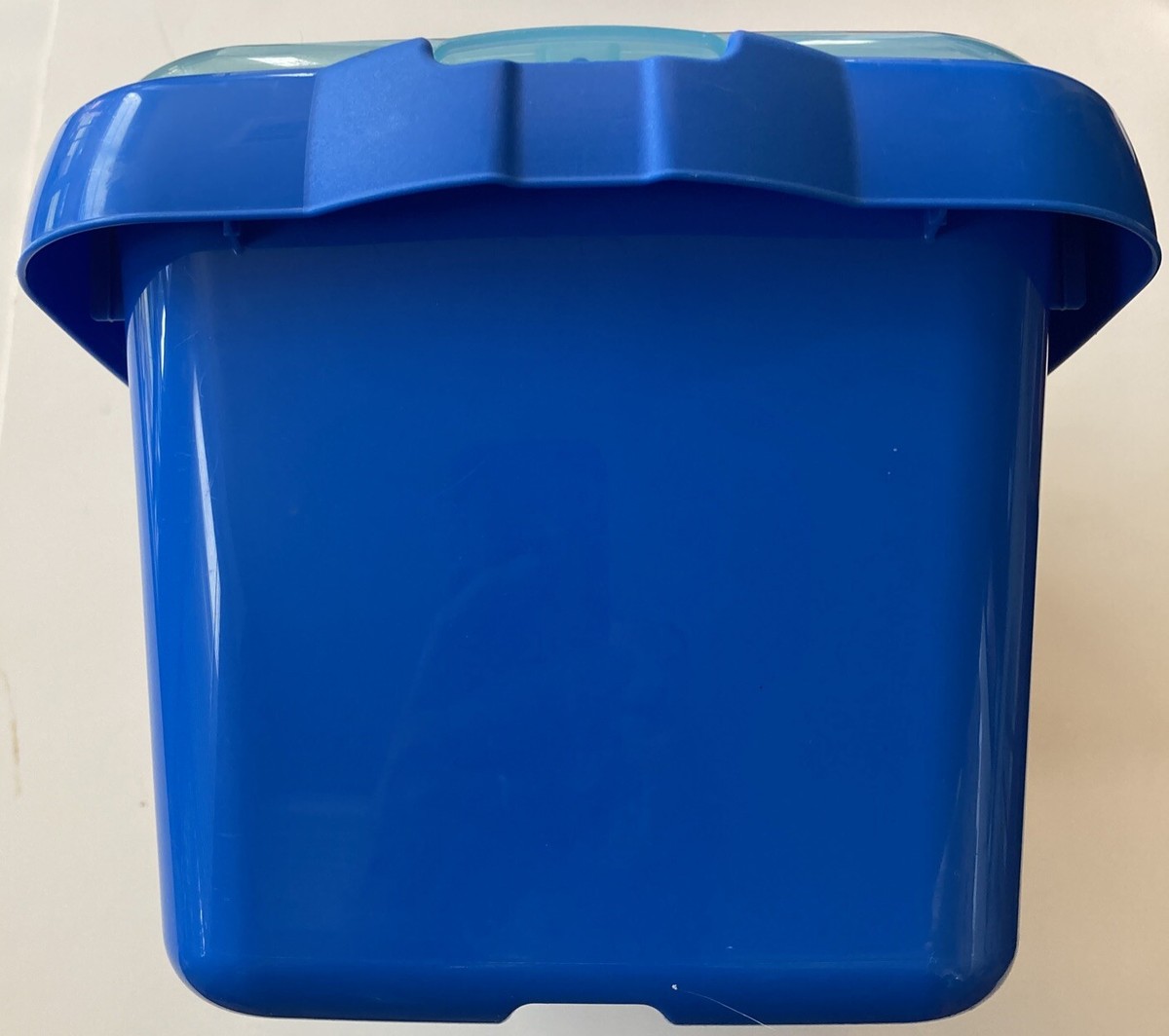 LEGO Box/Tub ONLY 6166 Empty Hard Plastic Blue Storage Container