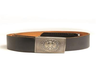 Original Bundeswehr BW Gürtel Lederkoppel Koppel 80-150cm