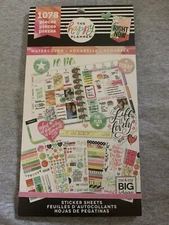 The Happy Planner Watercolor Sticker Sheets